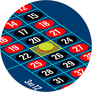 轮盘单个数字投注